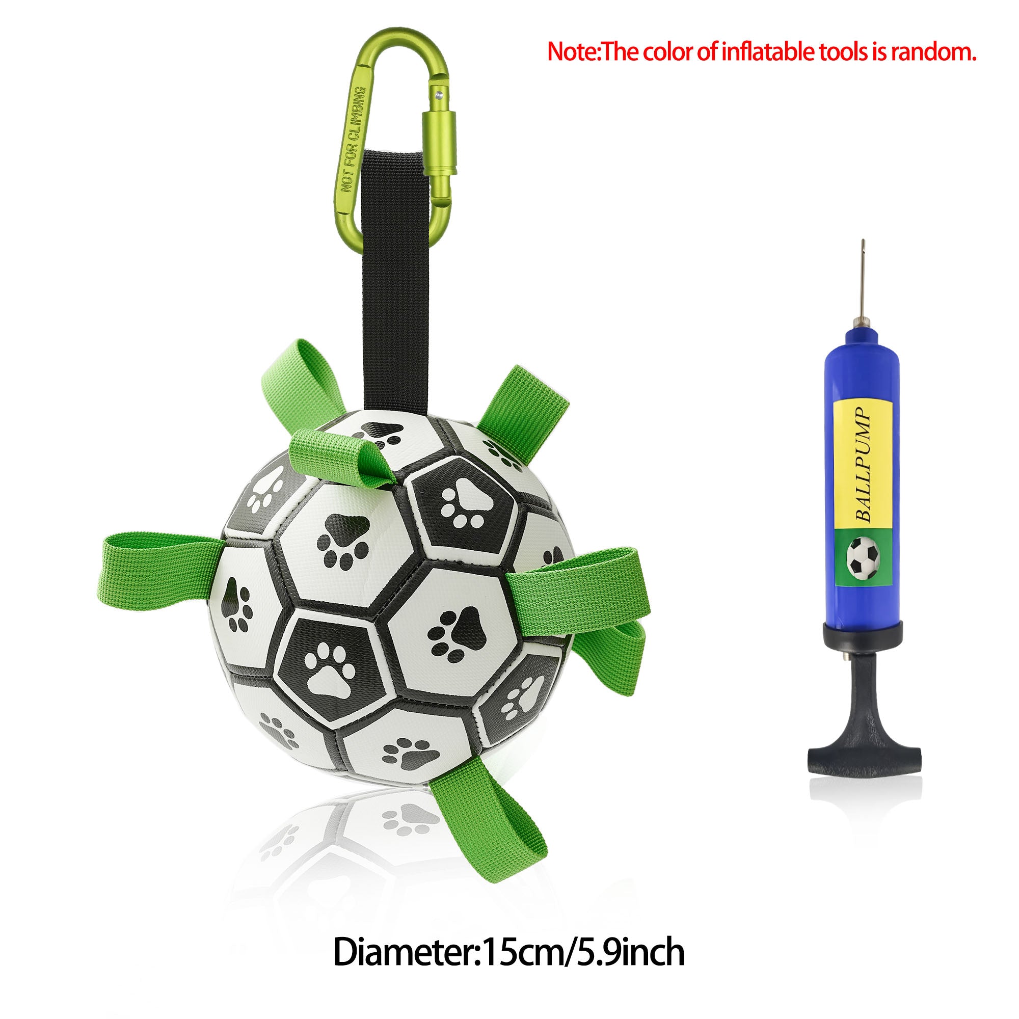 Interactive Dog Ball Toy with Rope Durable Toy for Play and Training