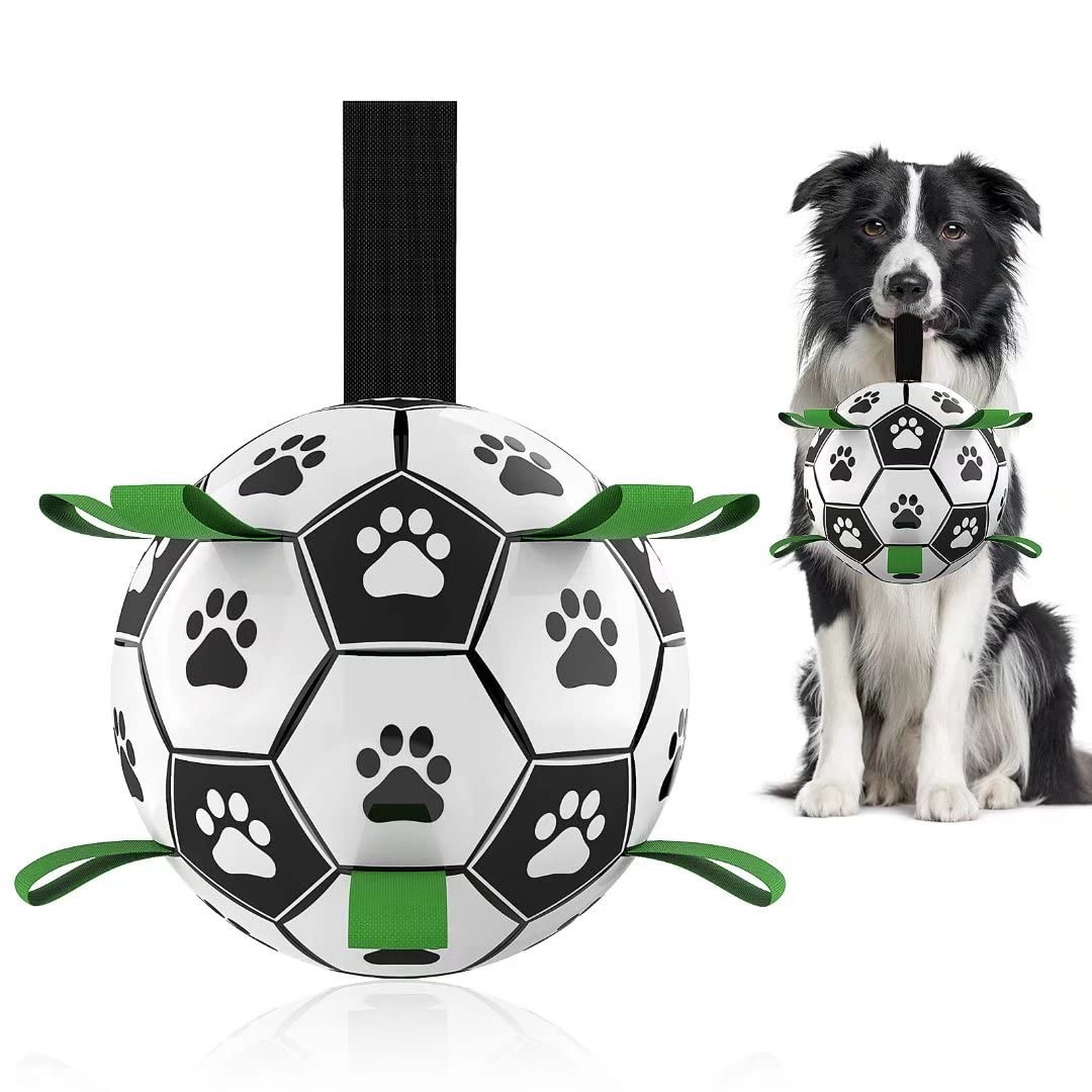 Interactive Dog Ball Toy with Rope Durable Toy for Play and Training