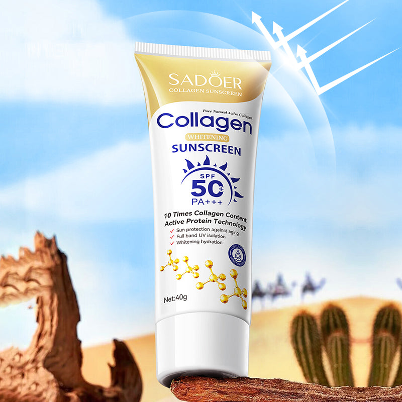 SADOER Collagen SPF50 Anti-Aging  Sunscreen Cream 40g
