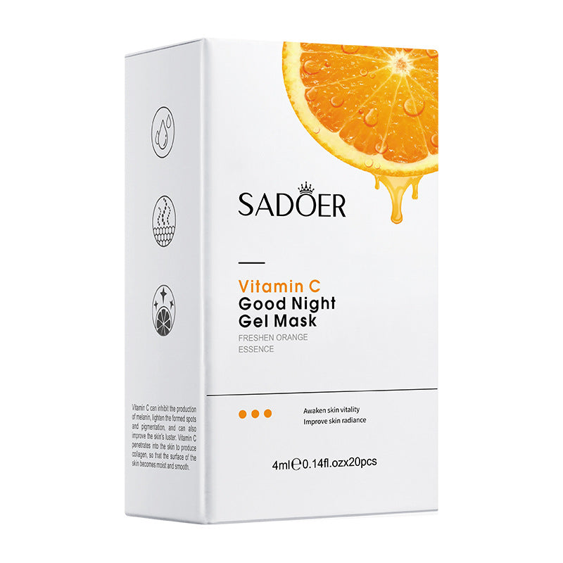 SADOER Vitamin C Good Night Gel Mask 20pcs