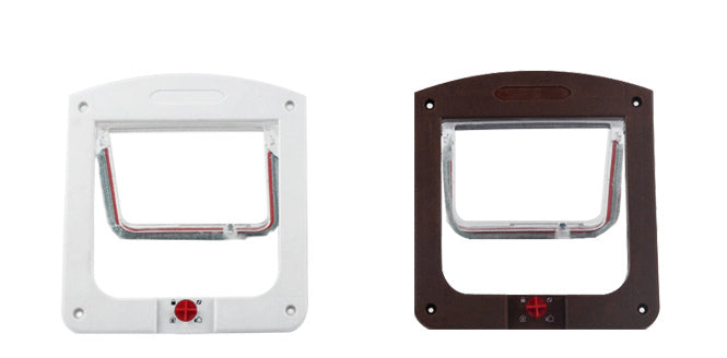 Pet Door for Cats and Dogs 4 Way Lock