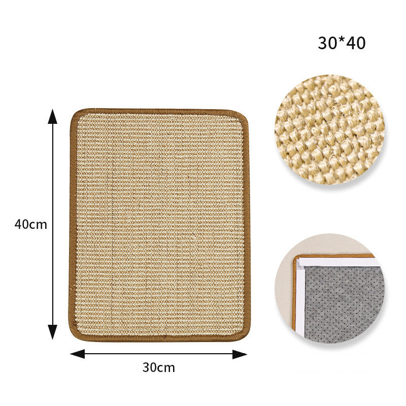 Sisal Cat Scratching Mat for Sofa Protection