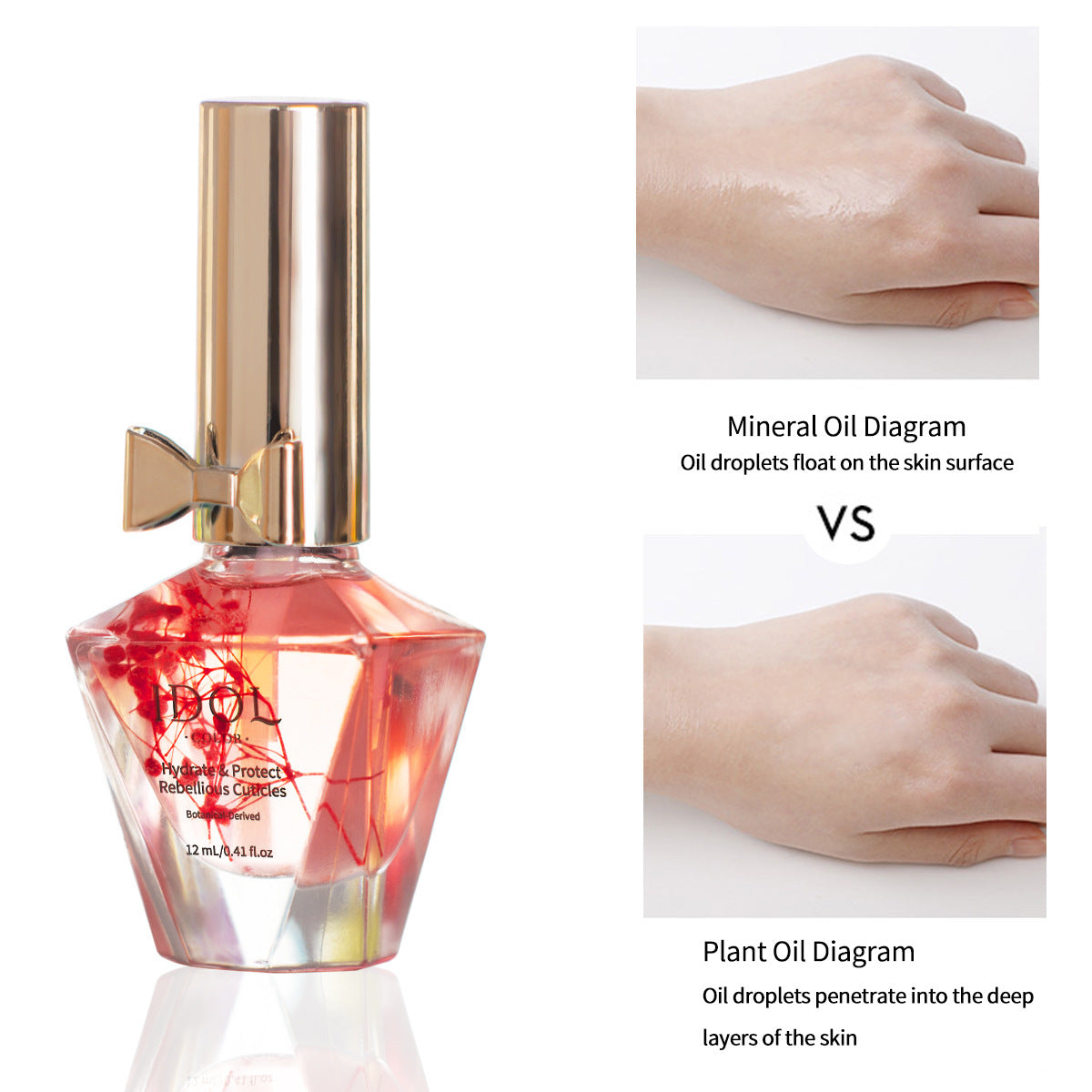Essential Cuticle Bow-shaped Nail Nourishing Manicure Cuticle Oil