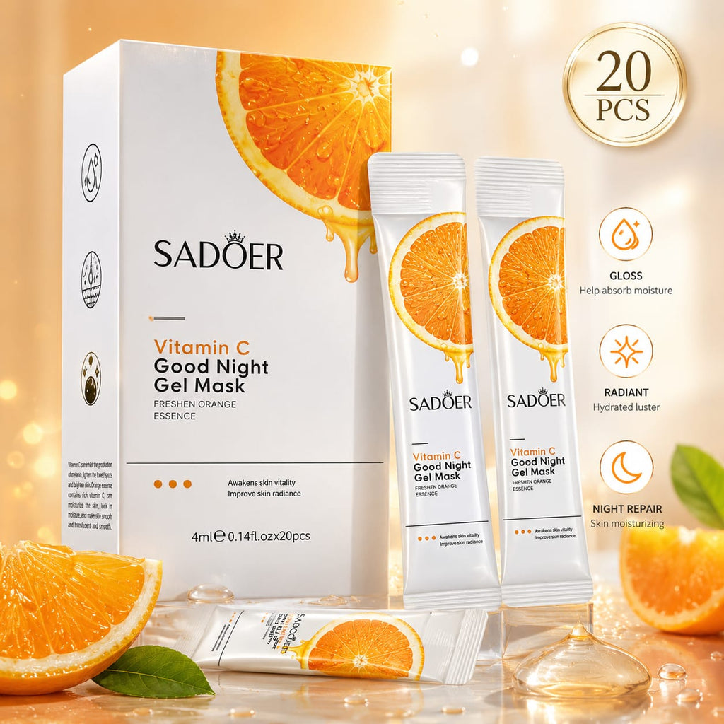 SADOER Vitamin C Good Night Gel Mask 20pcs