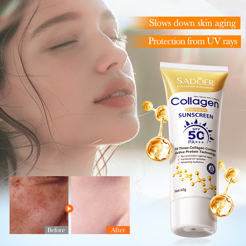 SADOER Collagen SPF50 Anti-Aging  Sunscreen Cream 40g