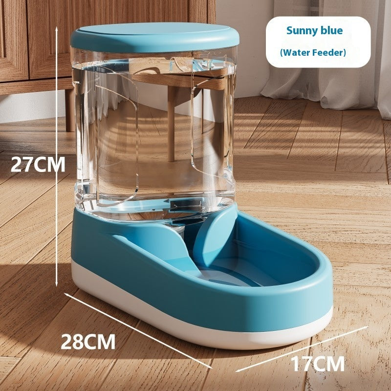 2 in 1 pet feeder and water dispenser for dogs and cats.