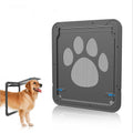 Way Lockable Plastic Pet Big Dog Cat Door For Screen Window Safety Flap