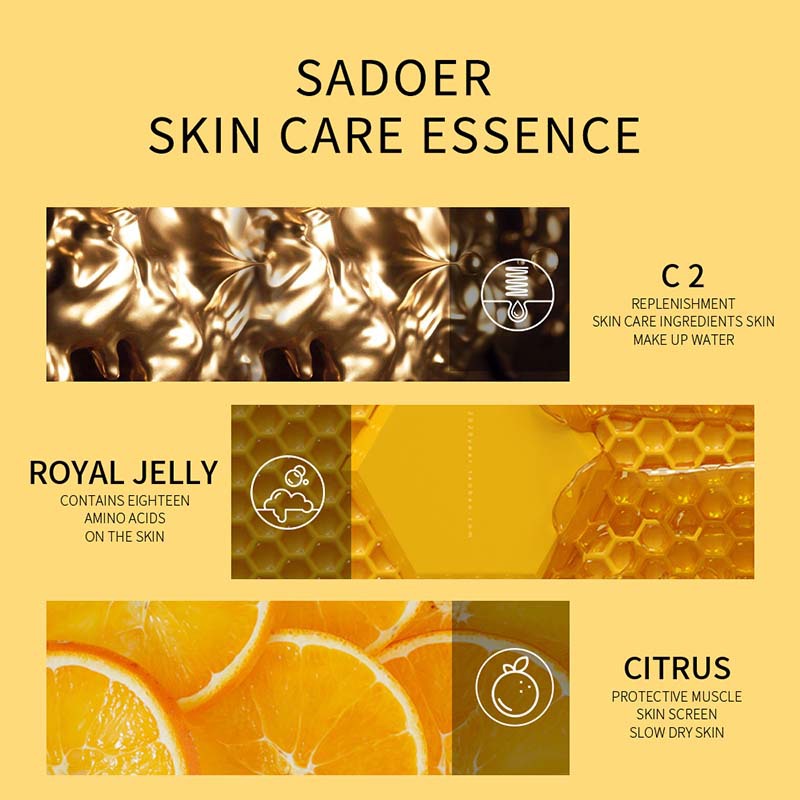 SADOER Vitamin C Good Night Gel Mask 20pcs