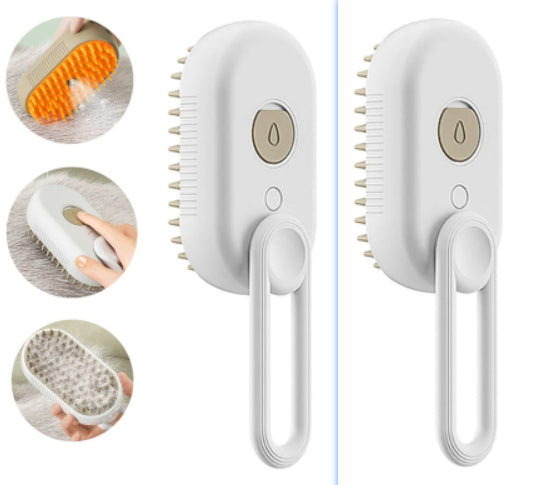Cat Steam Brush 3 In 1 Electric Spray Cat Hair Brush For Massage. Pet Grooming