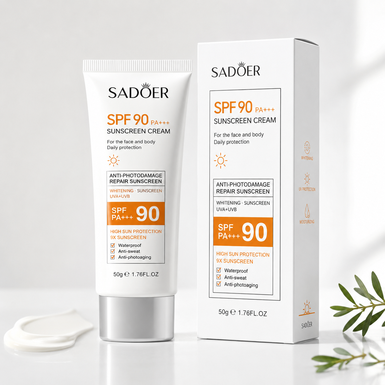 SADOER Anti-photodamage Repair Sunscreen SPF90 PA 50g